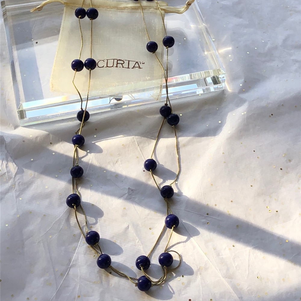 Long beaded necklace
